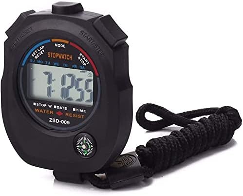 Multi-Function Electronic Digital Sport Stopwatch Timer, Large Display with Date Time and Alarm Function,Suitable for Sports Coaches Fitness Coaches and Referees (10pack)