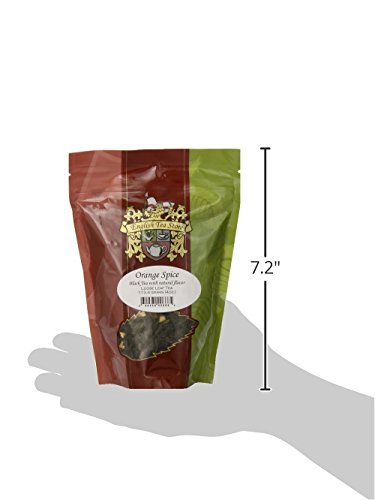 English Tea Store Loose Leaf, Orange Spice Naturally Flavored Black Tea Pouches, 4 Ounce (Pack of 2)