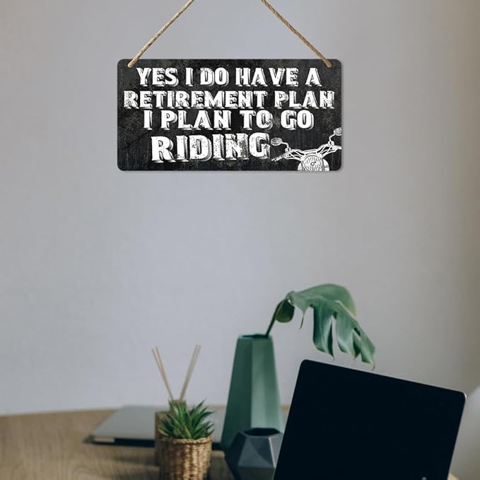 Motorcycle Sign Motorcycle Gifts Man Cave Plaques Motorcycle Signs Garage Gifts For Dad Motorcycle Decor Motorcycle Accessories Men Gifts For Dad Grandad Brother Retirement Gifts Motorcycle Lovers 6" X 12"