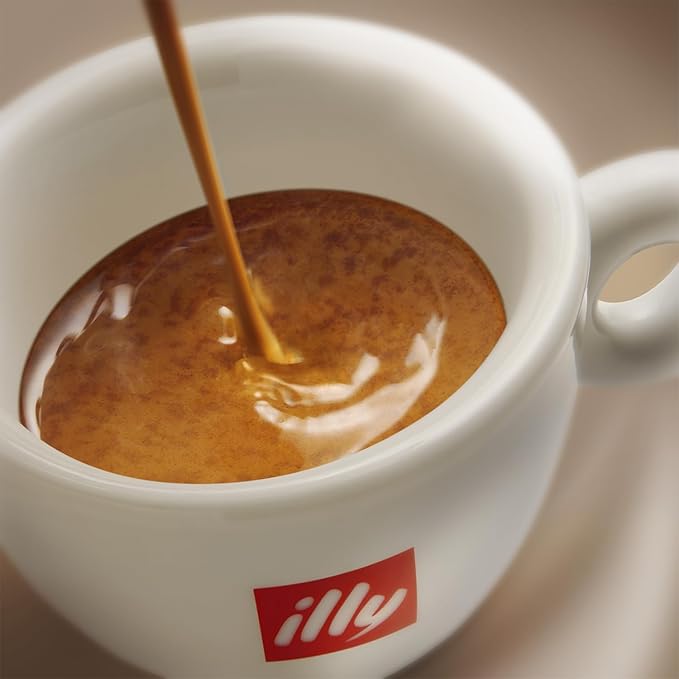 illy Ground Coffee Espresso - 100% Arabica Coffee Ground – Classico Medium Roast - Notes of Caramel, Orange Blossom & Jasmine - Rich Aromatic Profile - Precise Roast - No Preservatives – 4.4 Ounce
