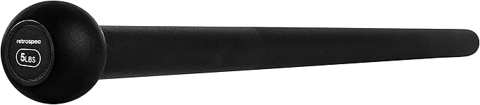 Retrospec Revolve Steel Macebell for Strength Training, Rehabilitation, Stretching, Conditioning and Rotational Training - 5, 7, 10, 15, 20, 30lb Options for Women & Men