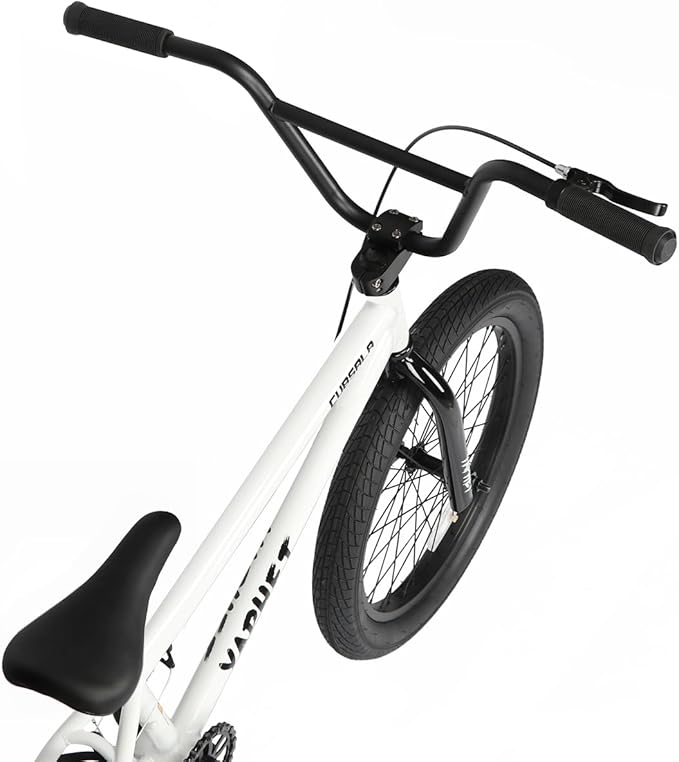 Freestyle BMX Bike, 20 Inch Yaphet Bicycle for Teen Beginner and Adult Riders, Bike with Hi-Ten Steel Frame, Multiple Colors