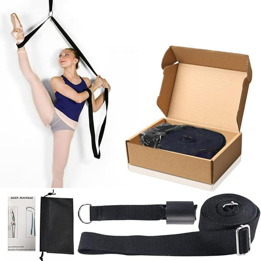 Leg Stretcher, Door Flexibility & Stretching Leg Strap - Great for Ballet Cheer Dance Gymnastics or Any Sport Leg Stretcher Door Flexibility Trainer Premium Stretching Equipment