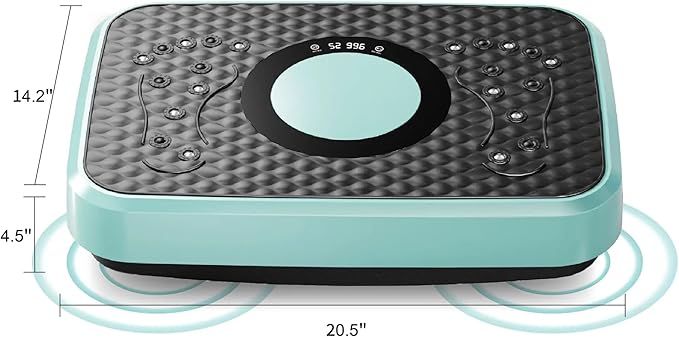 Vibration Plate Fitness Platform Whole Body Exercise Machine with 120 Speed Levels, Lymphatic Drainage, Fat Burning, and Weight Loss, Perfect for Women, Men, and Home Gym Exercise