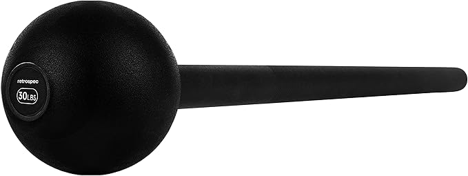 Retrospec Revolve Steel Macebell for Strength Training, Rehabilitation, Stretching, Conditioning and Rotational Training - 5, 7, 10, 15, 20, 30lb Options for Women & Men