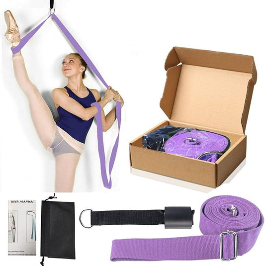 Leg Stretcher, Door Flexibility & Stretching Leg Strap - Great for Ballet Cheer Dance Gymnastics or Any Sport Leg Stretcher Door Flexibility Trainer Premium Stretching Equipment
