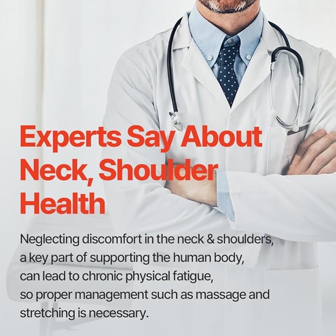 Spar Portable Neck and Shoulder Massager with 4D Deep Kneading Massage, Heat Control, Ideal for Muscle Pain Relief and Relaxation Customized Fit, User-Friendly, Durable