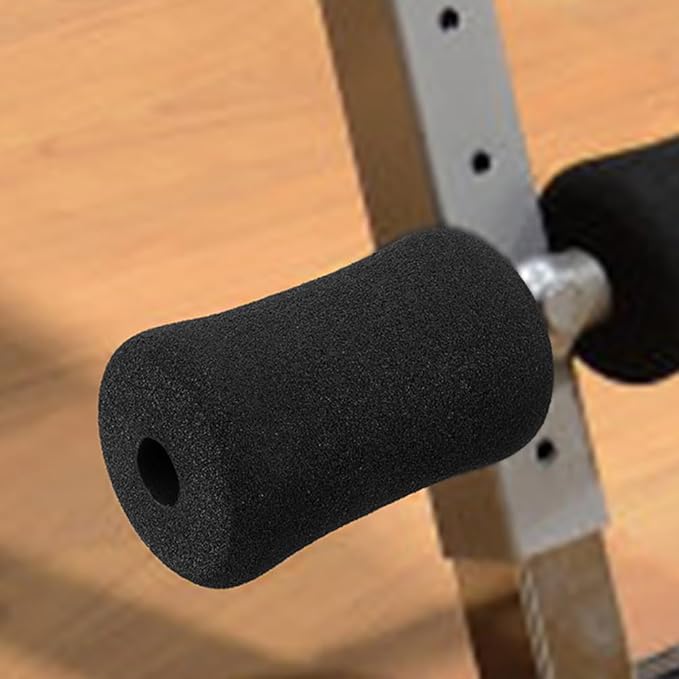 Sponge Foam Foot Pad Roller 2 Pair, Used for Replacing Gym Exercise Equipment, Suitable for 1-inch Rod (Foam 5.3" X 2.9" ;Od X 0.87" Id)