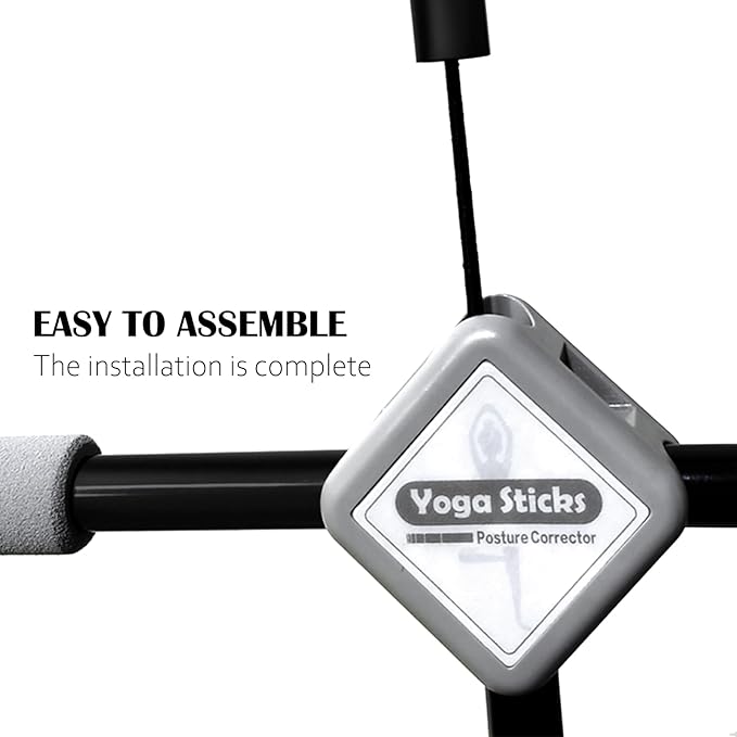 Back Straightener Posture Corrector|Yoga Stick Stretching Tool for Women and Men|Portable Posture Corrector Pole,Stretch Mobility Stick, Physical Workout Exercise Dowel