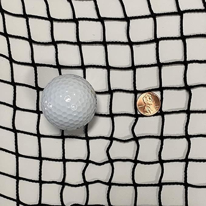 LFS 10x10x10 ft Golf Practice Cage Net – Durable Knotless Nylon – Frame Not Included