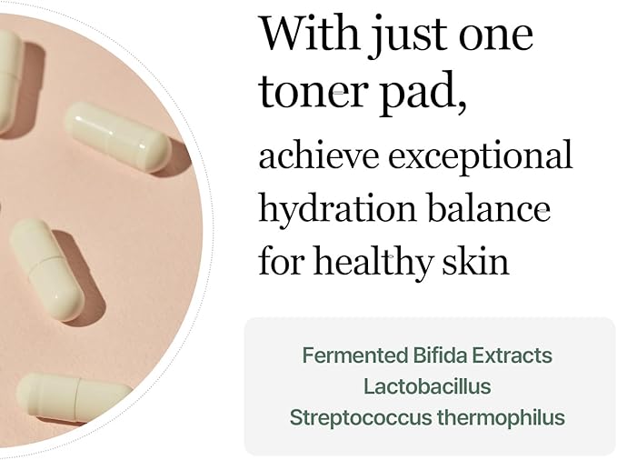 mixsoon Bifida Toner Pad,Moisture Barrier, Bifida Ferment Lysate, Rayon Sponge Pad (250ml/8.45fl.oz/120 Sheets)