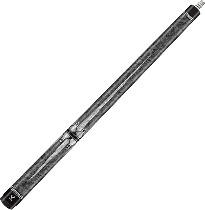 EVO Pegasus Jump Cue Stick, 29” Glassfiber Hybrid pro Taper mini 3/8-8 Joint, Tip Brown Bakelite, 13.9mm, Carbon Composite Cue Butt, 3 Pieces