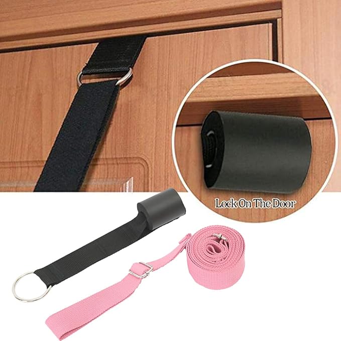 tchrules Door Leg Stretcher, Door Flexibility & Stretching Leg Strap - Great for Ballet Cheer Dance Gymnastics or Any Sport Leg Stretcher Door Flexibility Trainer Premium Stretching Equipment