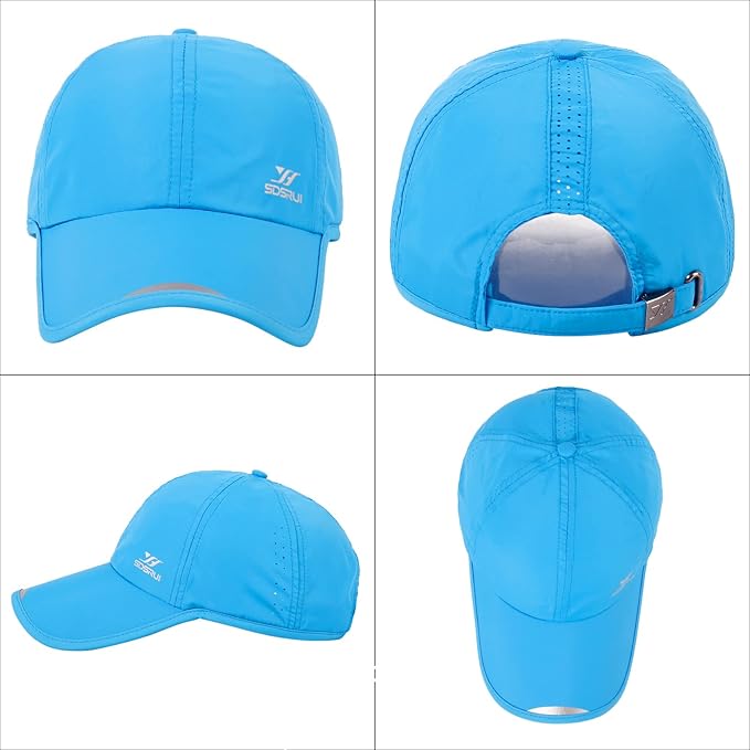 Running Hat Outdoor Sun Protection Hat Mesh Quick Dry Hat Thin Cool Baseball Cap for Women and Men