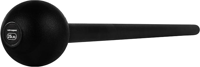 Retrospec Revolve Steel Macebell for Strength Training, Rehabilitation, Stretching, Conditioning and Rotational Training - 5, 7, 10, 15, 20, 30lb Options for Women & Men