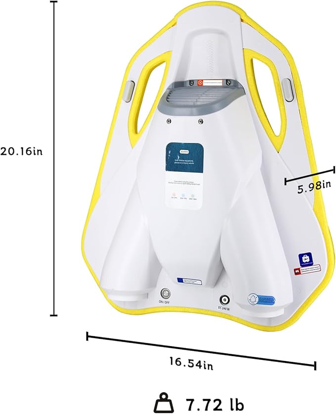 Electric Swimming Kickboard for Kids – 2-in-1 Water Jet & Propeller, Water Scooter Float Board for Swim Training, 6.1kgf Thrust, 24V/4.6Ah Battery, 45 Min Runtime, Load 198 lbs, Summer Pool Toy