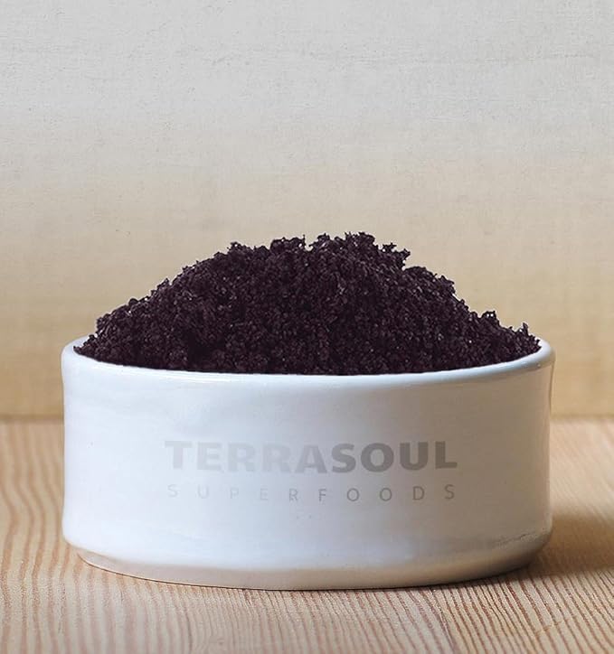 Terrasoul Superfoods Organic Acai Berry Powder, 16 Oz (Pack of 4), Freeze-Dried for Freshness, Omega Fats Boost for Smoothie Bowls, and Antioxidant-Packed Superfoods Recipes