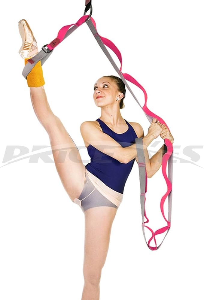 Leg Stretch Band - To Improve Leg Stretching - Easy Install on Door - Perfect Home Equipment For Ballet, Dance And Gymnastic Exercise Flexibility Stretching Strap Foot Stretcher Bands