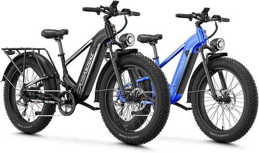 LEONX M2 Pro Electric Bike,1800W Motor Electric Bike for Adults, 26'' x 4.0'' Fat Tire Ebike with 48V 17.5AH Battery, 36MPH 85Miles Long Range Electric Mountain Bike, Up to 110 Nm