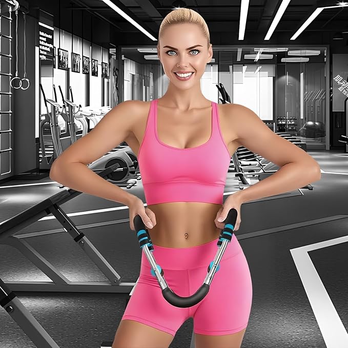 Twister Arm Trainer, Adjustable Resistance 60-110 lbs Chest and Arm Workout Equipment for Men and Women, Portable Home Gym Strength Trainer with Anti-Slip Handles