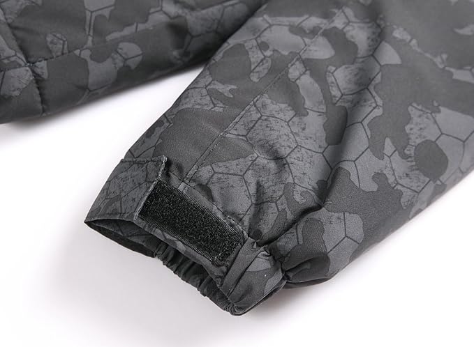 Keevoom Boys Winter Coat Ski Jacket Windproof Kids Snowboard Warm Fleece Snow Coat Waterproof Outdoor Hooded Ski Coats