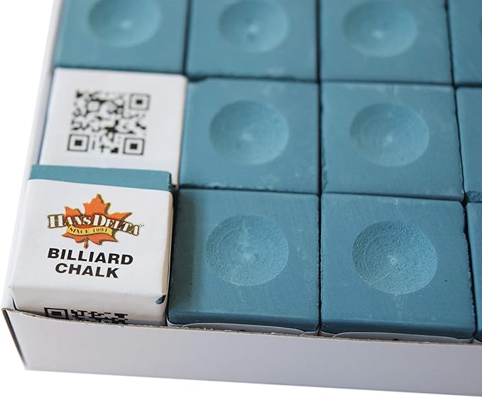 HAN'S DELTA 12-Pieces Pack Billiard Pool Cue Chalk