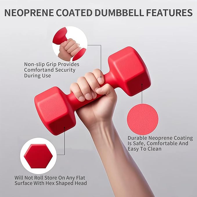 Ritafer 6-10 Pair Hex Rubber Dumbbell Set 350/450 and 550 lbsï¼?-50 lbs )Hand Free Weight for Strength Coated Encased Iron Weights with Dumbbells Storage Rack Home Gym