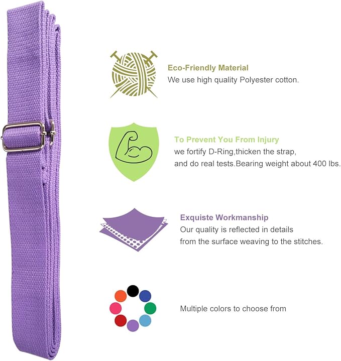 UBING Leg Stretcher, Door Flexibility Trainer, Over The Door Strech Strap for Flexibility, Splits Trainer for Dance Ballet Cheer Gymnastics Taekwondo Stretching