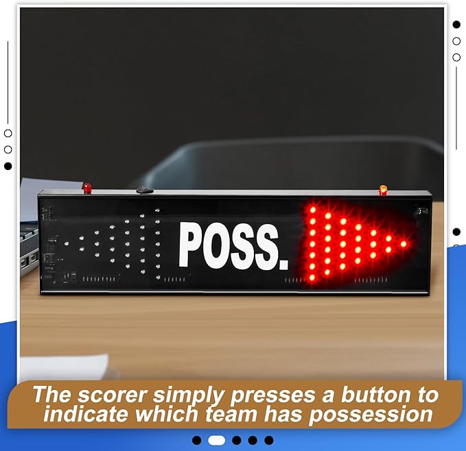 Suzile LED Basketball Possession Indicator Arrow Toggle Switch Operation for Basketball League Scrimmage Practice or Team That is Budget Conscious or Needs Several Possession Arrows (Classic Style)