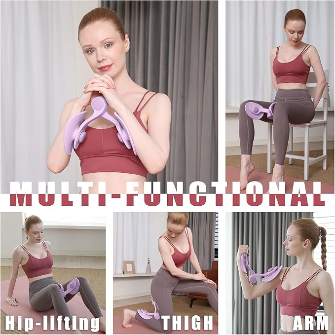 Thigh Trainer - Thigh Exerciser & Toner for Women, Inner Thigh Workout Equipment with 26lbs Resistance, Kegel Exercise Tool for Pelvic Floor & Thigh Tightening (Upgraded)