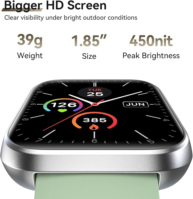 Smart Watches for Women Men Android & iPhone, Alexa Built-in 1.8" Smart Watch(Answer/Make Calls ) 24/7 SpO2 Sleep Heart Rate Stress Monitor,Smartwatch 3ATM Waterproof,Fitness Tracker with 120+ Sport