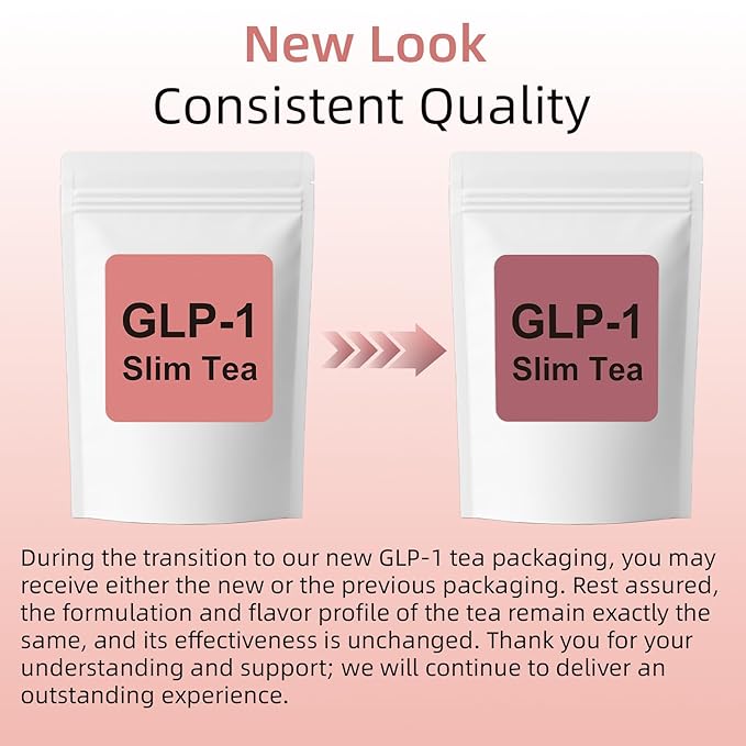 GLP-1 Detox Tea,7 Carefully Selected Plant-Based Ingredients to Complement Balanced Eating Habits,Yerba Mate, Cinnamon, Gardenia & More, No Sugar or Artificial Additives–30Tea Bags (1 Pack)