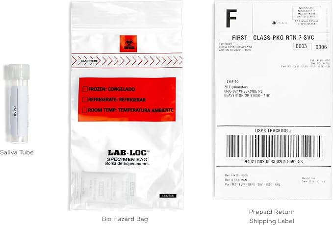 Everlywell Men's Health Test - at-Home Collection Kit - Discreet, Accurate Results from a CLIA-Certified Lab Within Days - Ages 18+