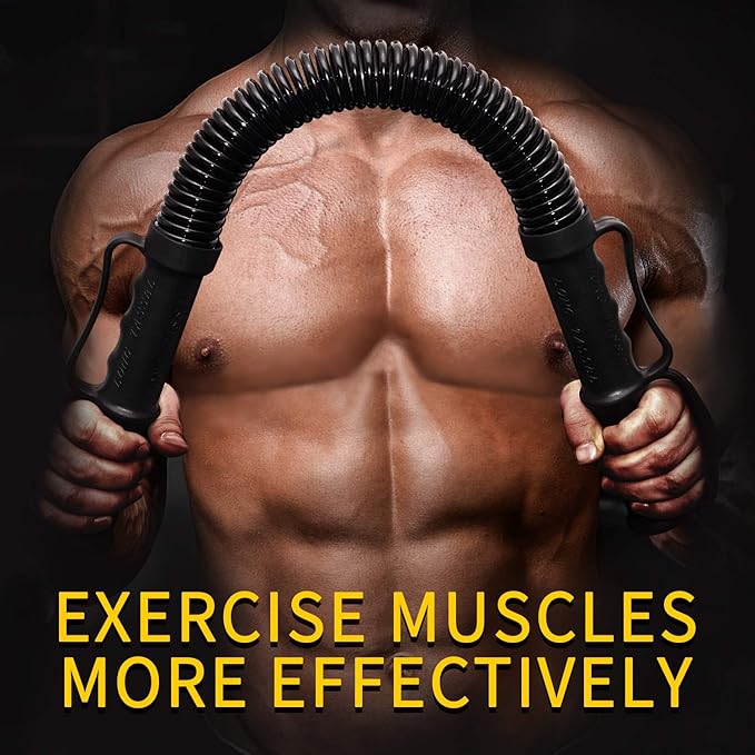 INNOLIFE Power Twister Bar, Adjustable Chest Expander, Upper Body Exercise Equipment for Chest Workout, Shoulder, Forearm, Bicep and Arm Strengthening Workout Equipment