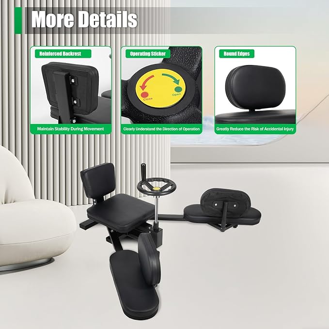 Leg-Stretcher for Ultimate Flexibility – Sport Gym Leg Stretching Machine & Yoga Training Tool! Perfect for Splits, Home Workouts, and Athletic Fitness – Enhance Leg Flexibility Today!