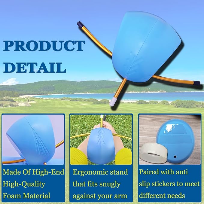 The Connector Golf Training Aid,Efficiency of Putting,Chipping,Golf Swing Trainer Aid,Training Aid Enhance Hand Positioning for All Skill Levels-Portable,with Anti Sip Adhesive