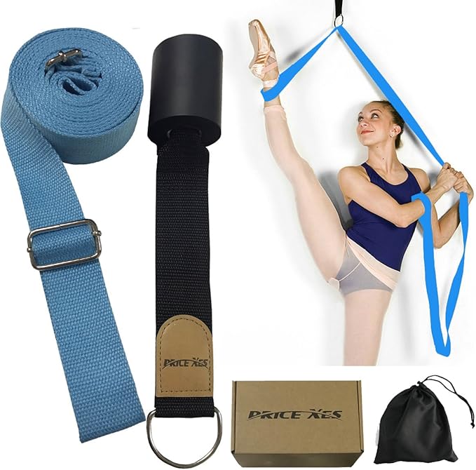 Leg Stretch Band - To Improve Leg Stretching - Easy Install on Door - Perfect Home Equipment For Ballet, Dance And Gymnastic Exercise Flexibility Stretching Strap Foot Stretcher Bands