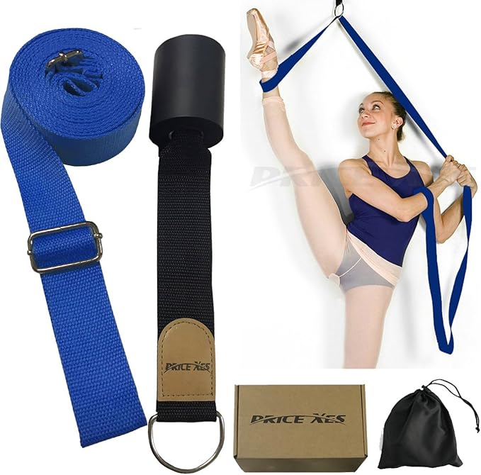 Leg Stretch Band - To Improve Leg Stretching - Easy Install on Door - Perfect Home Equipment For Ballet, Dance And Gymnastic Exercise Flexibility Stretching Strap Foot Stretcher Bands