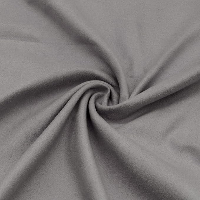 Eunzel 2 Pack Hot Yoga Microfiber Hand Towel Super Absorbent Sweat Towel for Hot Yoga, Pilates and Workout 16" x 26.5", Dark Grey