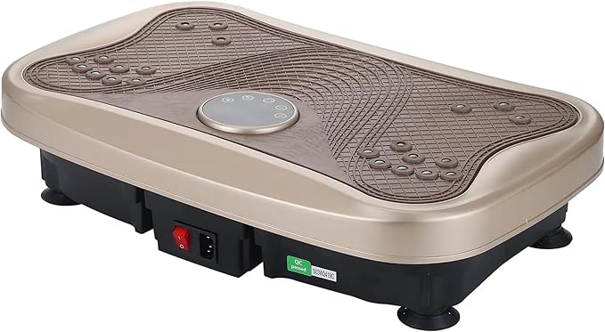 Vibration Plate Fitness Platform Whole Body Exercise Machine with 120 Speed Levels, Lymphatic Drainage, Fat Burning, and Weight Loss, Perfect for Women, Men, and Home Gym Exercise