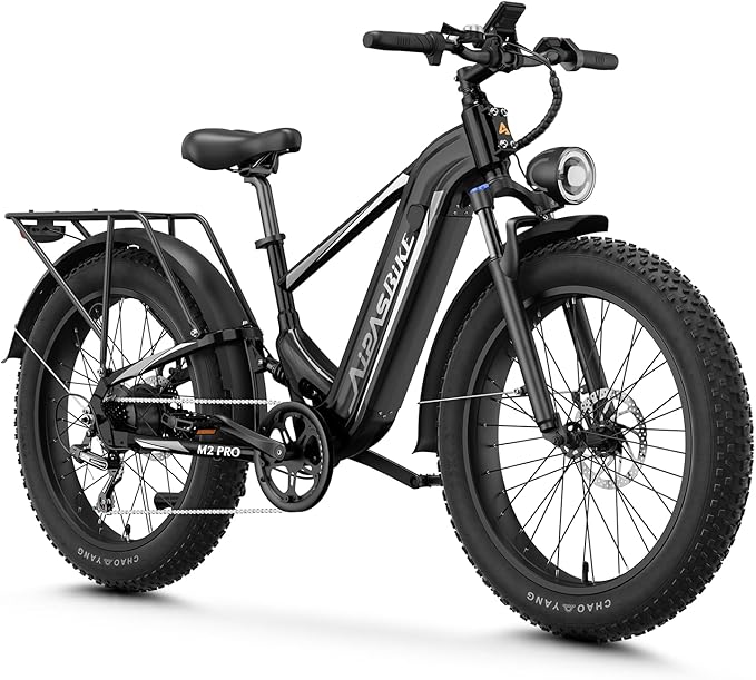 LEONX M2 Pro Electric Bike,1800W Motor Electric Bike for Adults, 26'' x 4.0'' Fat Tire Ebike with 48V 17.5AH Battery, 36MPH 85Miles Long Range Electric Mountain Bike, Up to 110 Nm