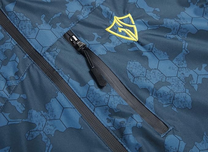 GIISAM Mens Windproof Jacket Waterproof Lightweight Mountain Sport Jacket for Men Hooded Windbreaker Raincoat