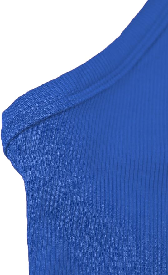 iGENJUN Workout Tops for Women Racerback Basic Tank Summer 2025 Camisole V Neck Slim Fit Ribbed Sleeveless