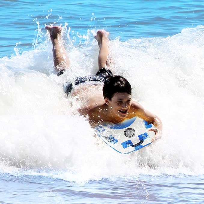 Freein Body Board Inflatable, Surfboards BodyBoards for Beach River, Foldable Design for Easy Storage and Transport Anywhere