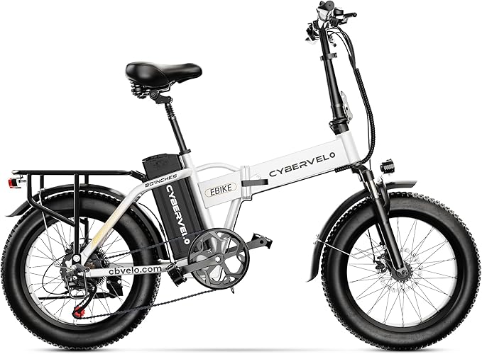 DriftGod Folding Electric Bike for Adults ā 1000W Motor, 20"x3" Fat Tire, 48V Removable Battery, All-Terrain E-Bike with 7-Speed, Front Suspension ā Powerful Foldable Ebike for Commuter