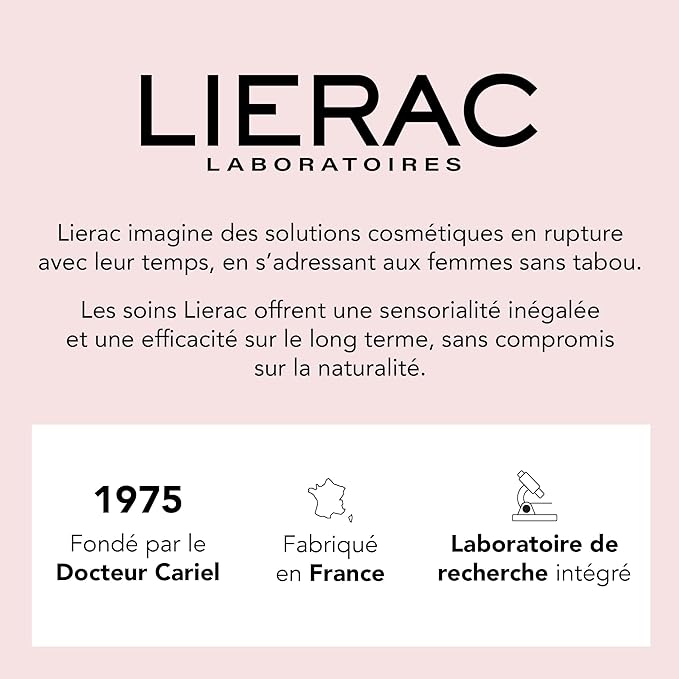 Lierac The Silky Face Cream - Age Defying, Wrinkle-Minimizing Face Moisturizer Cream for Woman, Fine Lines, Hydrating, Tightens & Smooths Skin with Niacinamide & Hyaluronic Acid, Sensitive Skin - 50ml