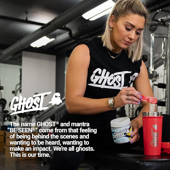 GHOST Hydration, Lemon Crush, 40 Serv, Electrolyte Powder - Drink Mix Supplement with Magnesium, Potassium, Calcium, Vitamin C & Taurine for Energy & Endurance - Vegan, Free of Soy, Sugar & Gluten