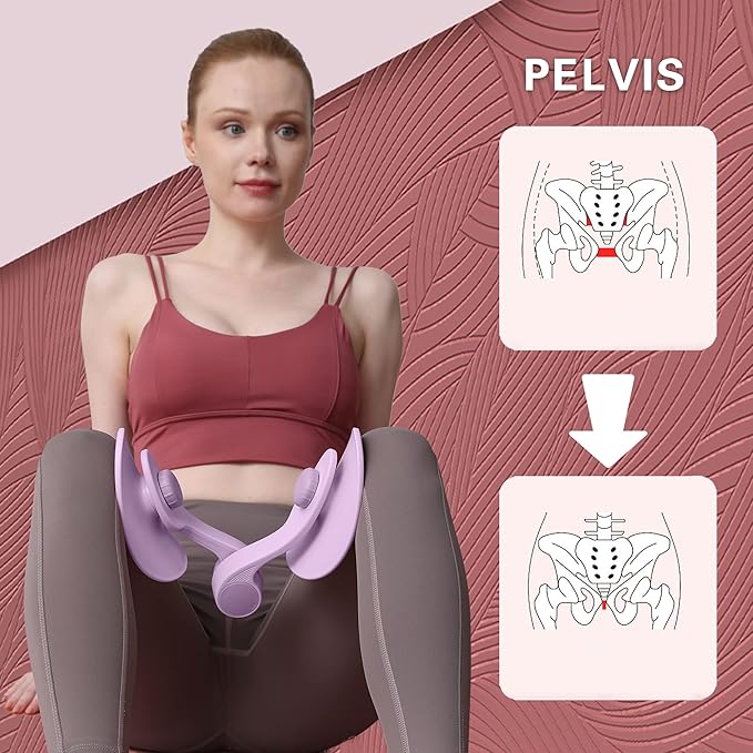 Thigh Trainer - Thigh Exerciser & Toner for Women, Inner Thigh Workout Equipment with 26lbs Resistance, Kegel Exercise Tool for Pelvic Floor & Thigh Tightening (Upgraded)