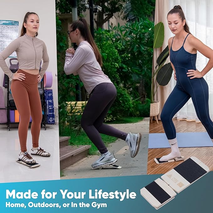 Foot & Ankle Strengthener – Single Leg Balance Board Trainer for Sprained Ankle Recovery, Plantar Fasciitis & Achilles Tendonitis – Adjustable Round & Triangle Bars + Training Videos + Travel Bag