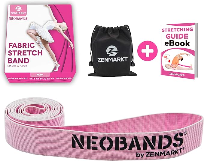 Zenmarkt Ballet Stretch Bands for Flexibility and Strength - Stretch Bands Ideal to Have as Dance Equipment in Every Competition - Suitable for Gymnastics, Cheerleading, and Pilates Training